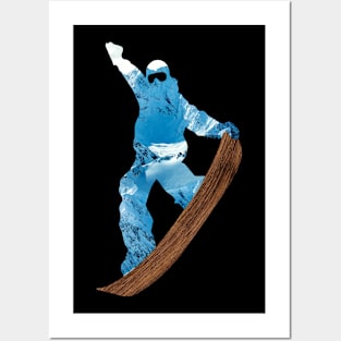 Snowboarding Lovers Posters and Art